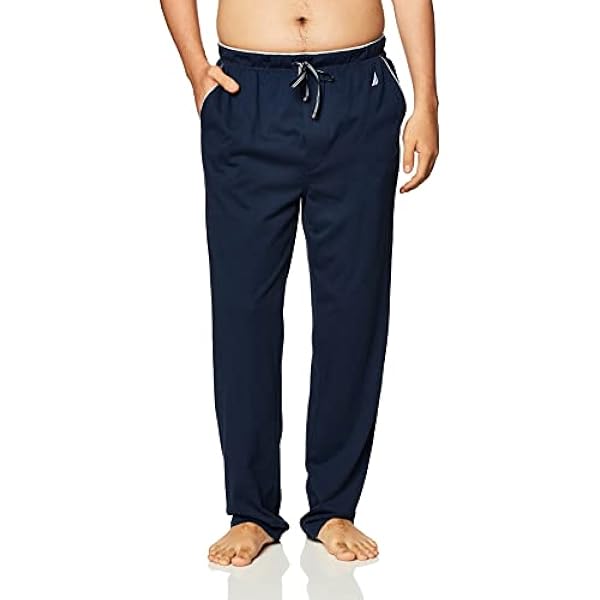 Nautica Morbidi Pantaloni da Notte in Maglia Pigiama Uomo